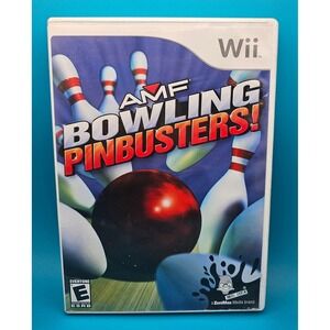 AMF Bowling Pinbusters! Wii Game Zenimax Media Complete Tested Working